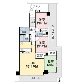 リベール北小金フォレスタの間取図