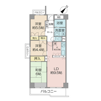 ソフィア稲毛の間取図