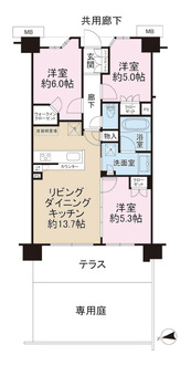 ル・サンク戸塚ブランシエラの間取図