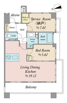 ピアース上池台の間取図