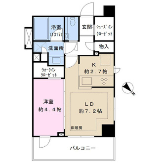 エクセレントシティ千葉レジデンスの間取図