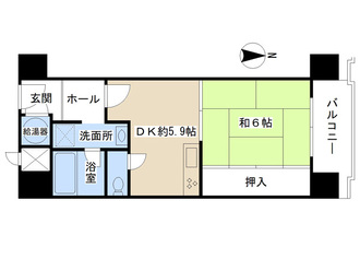 朝日プラザ高津第２の間取図