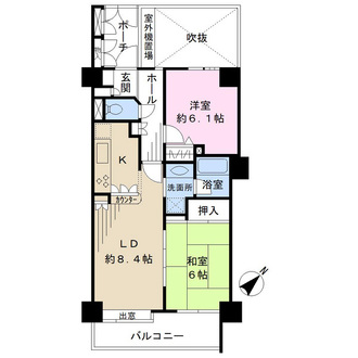 シーアイマンションあずま百樹園の間取図