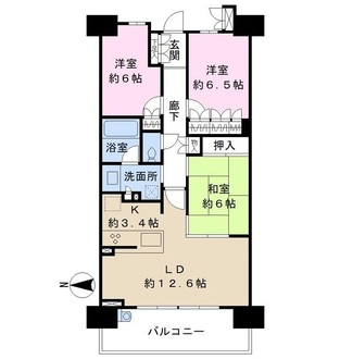 ウェリス稲毛の間取図