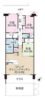 オーベル戸塚の間取図