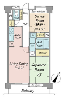 サンレイ浅草の間取図