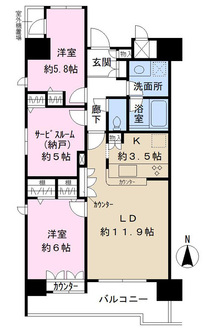 サンパレス練馬の間取図