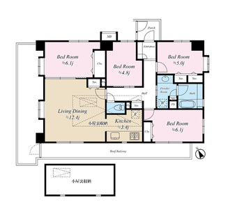 メイツ町屋の間取図