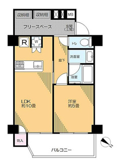 シャンボール弦巻の間取図