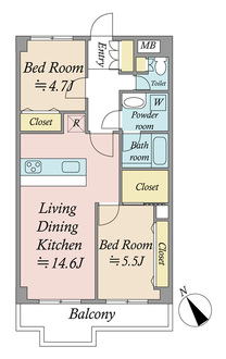 グリーンキャピタル上池台の間取図