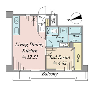 エクセル北池の間取図