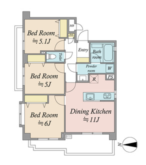 グーディッシュ東武練馬の間取図