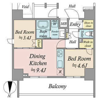 パレ・ド・ルピナス南千住ＩＩの間取図