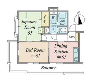 ニューシャルム上大岡の間取図