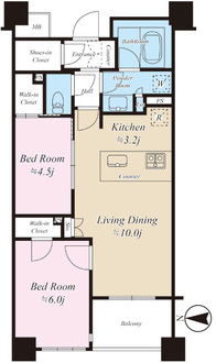 グランツオーベル中野の間取図
