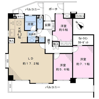 サンマンションアトレ新千葉の間取図