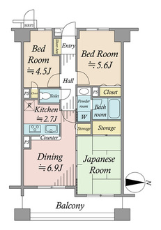 ライオンズガーデン豊島園の間取図