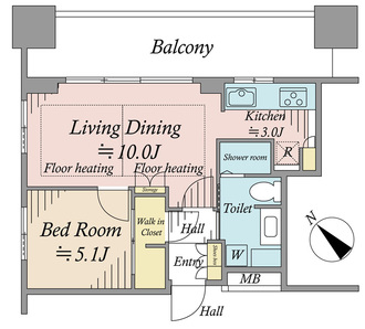 シティタワー池袋の間取図