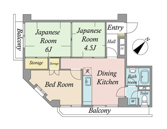 パールハイツ大塚の間取図