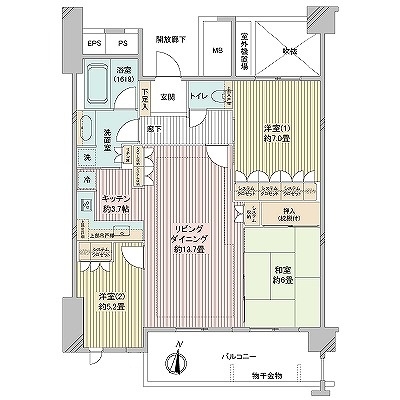 ヴェレーナ西東京保谷駅前の間取図