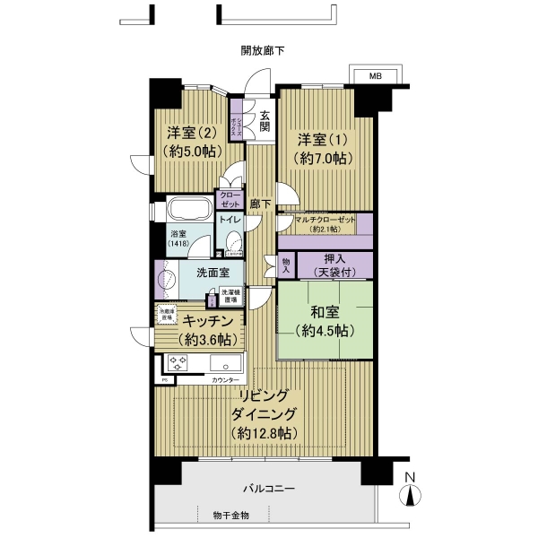 ソライエ・プレミアムテラスの間取図