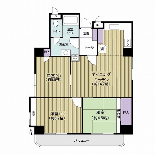 フォートリス・エスの間取図
