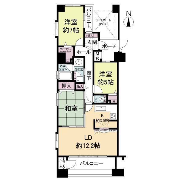 藤和シティホームズ栄の間取図