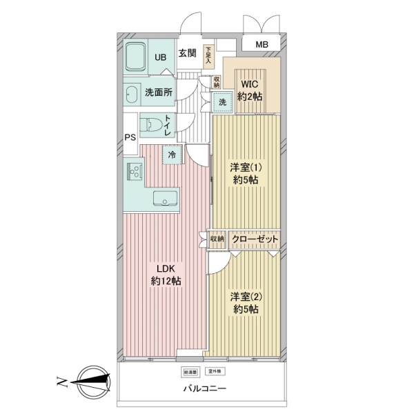 ニュー小金井マンションの間取図