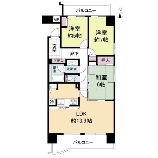 シティコープ富士見の間取図