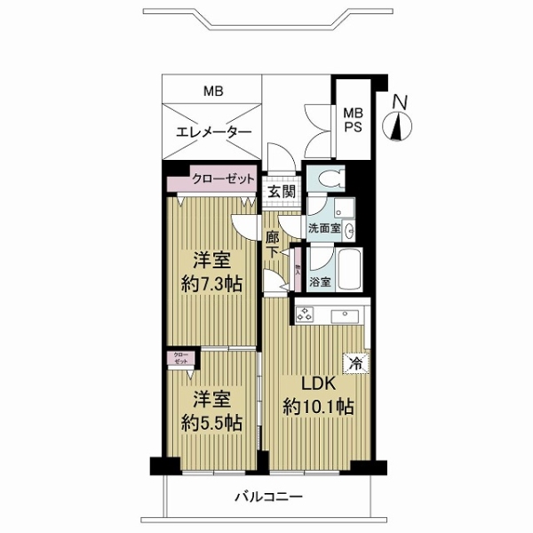 大淀セントポリアの間取図