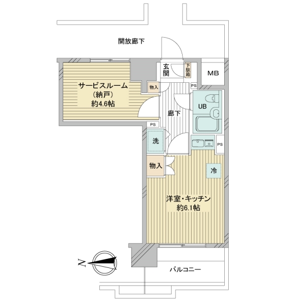メイツ大森西の間取図