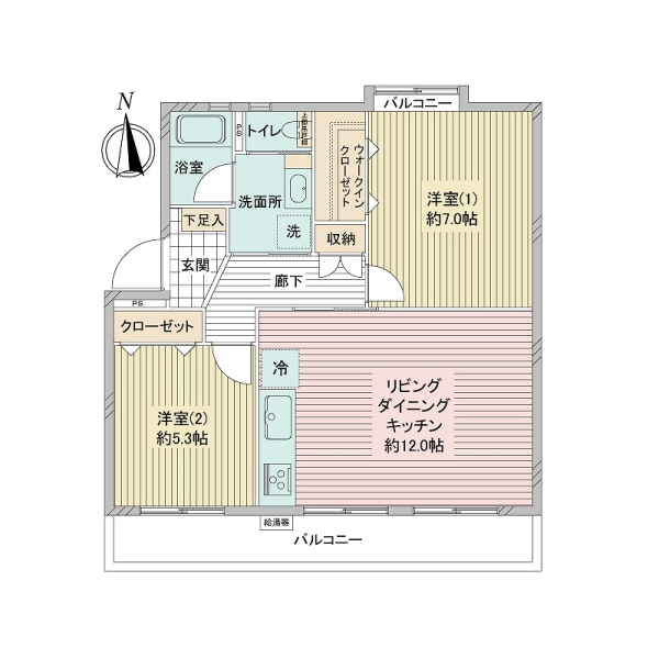カーサ相之川の間取図