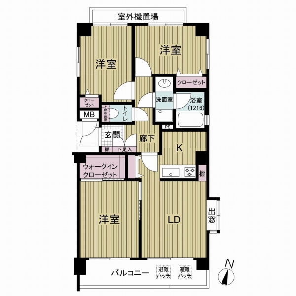 ワコーレ高砂の間取図