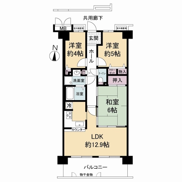 キャステージパーク２番街の間取図