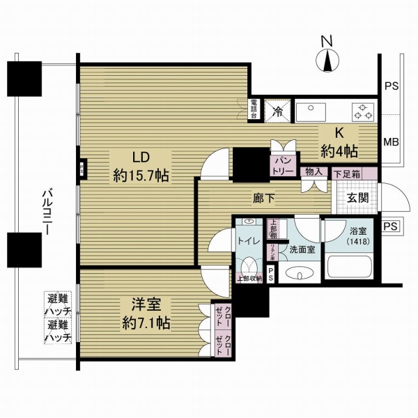 ザ・梅田タワーの間取図