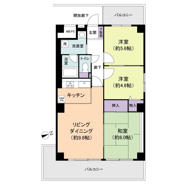 東陽町ガーデニアCの間取図