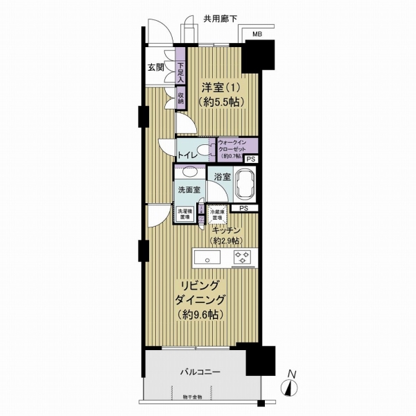 ルネモア市川北国分の間取図