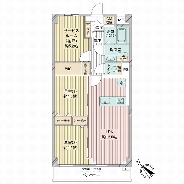 エンゼルハイム豊洲の間取図