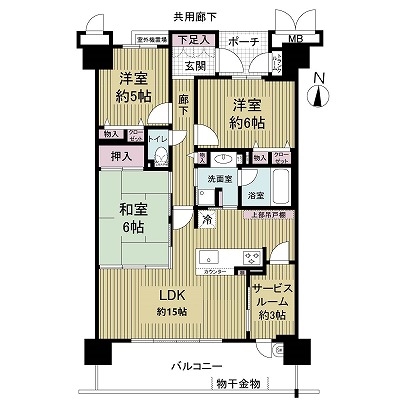 ロイヤルアーク津田駅前ステラ棟の間取図