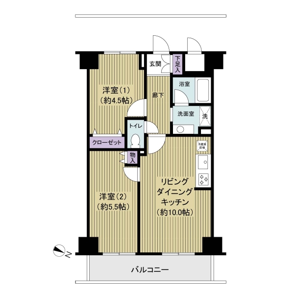 マイランド蘇我の間取図