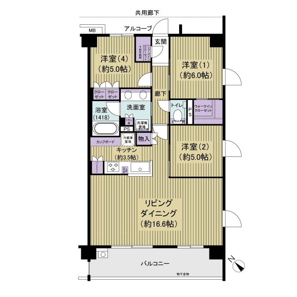 エクセレントシティ新浦安の間取図