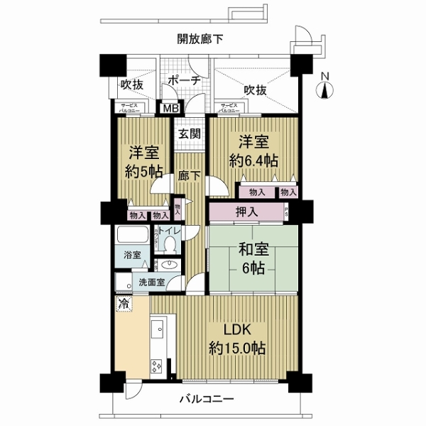 エステスクエア・アクロス大日の間取図