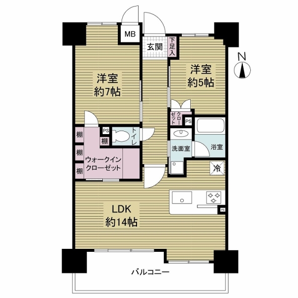 アークレジデンス梅田北の間取図