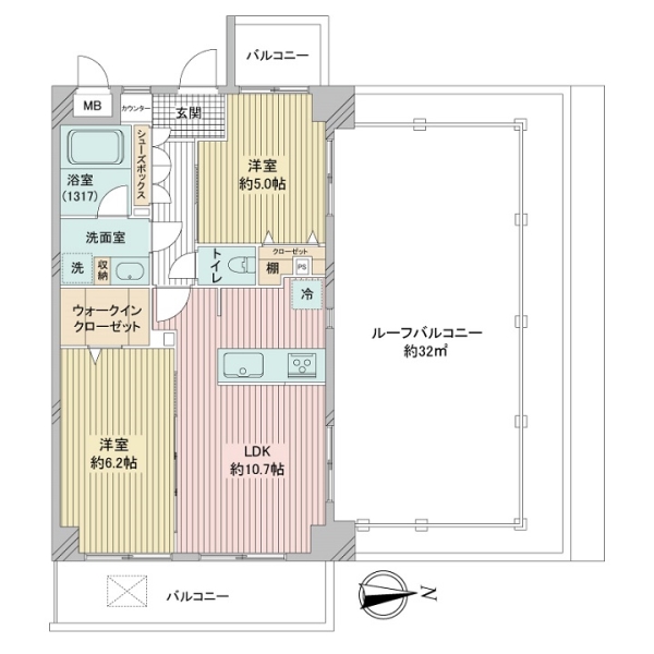 ガーデンホーム西蒲田の間取図