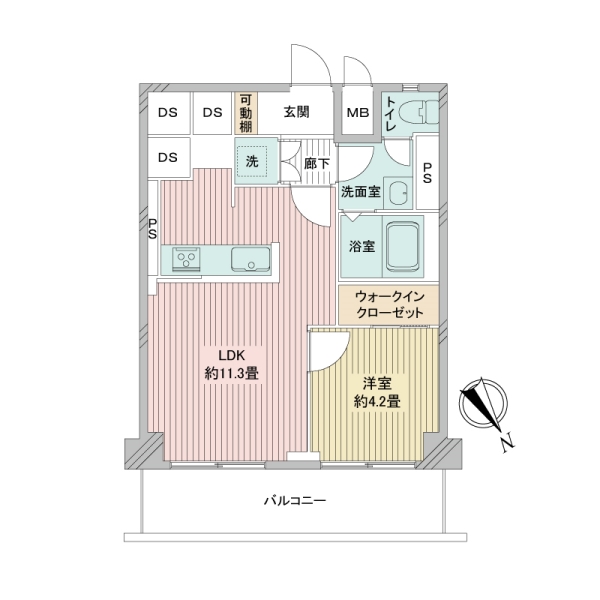 藤和戸越コープの間取図