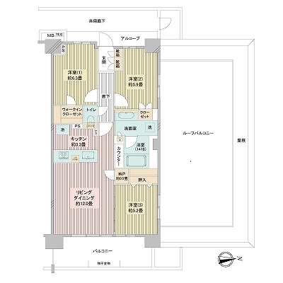アンヴィーネ保谷の間取図