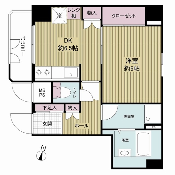 ライオンズマンション御堂本町の間取図