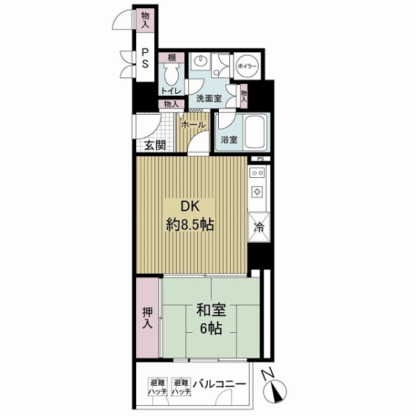朝日プラザ高津２の間取図