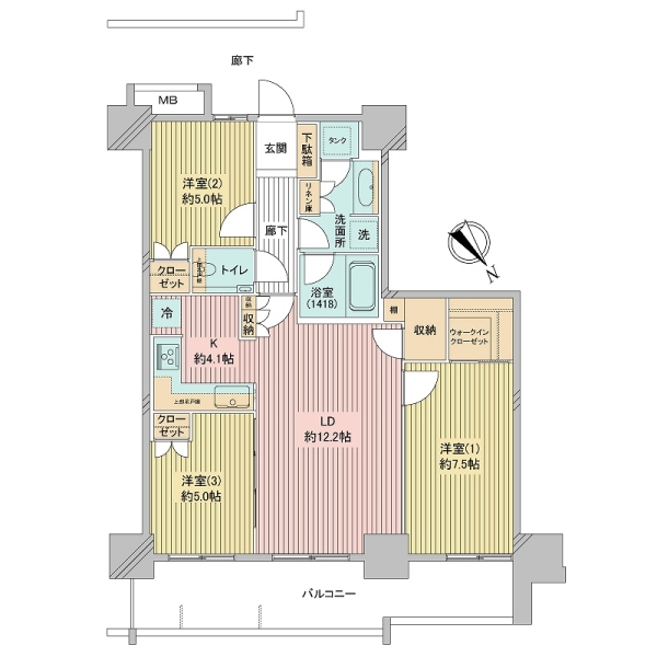 ＢＥＡＣＯＮ　Ｔｏｗｅｒ　Ｒｅｓｉｄｅｎｃｅの間取図