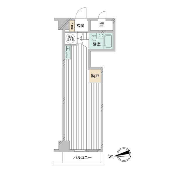 サンパティオ高田馬場の間取図